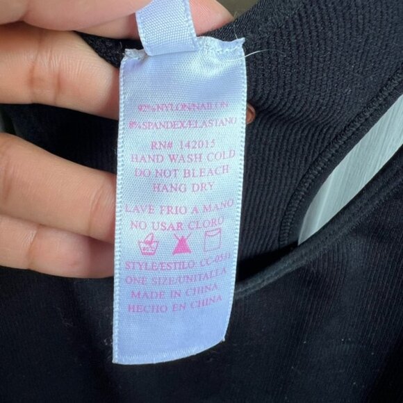 Anita Classic Black Stretchy Tank Top - Picture 4 of 7